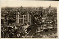 Aerial View of Nanking Road Shanghai, China Postcard Postcard