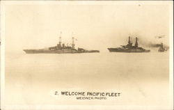 Welcome Pacific Fleet Postcard