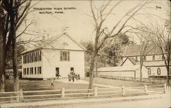 Houghton High School Bolton, MA Postcard Postcard