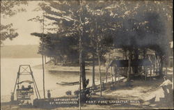 Fort Pond Lancaster, MA Postcard Postcard