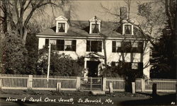 Home of Sarah Orne Jewett Postcard