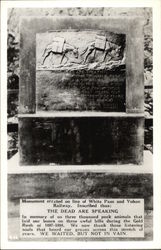 Monument to Klondike Gold Rush Postcard