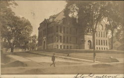 View of Large Building Brattleboro, VT Postcard Postcard