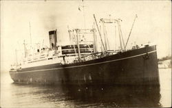 Ship at Anchor Postcard