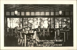 Houghtaling's Resort Dining Room Florence, OR Postcard Postcard