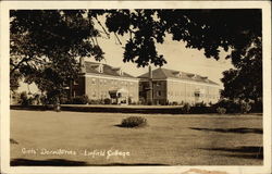 Linfield College - Girls' Dormitories Postcard