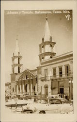 Aduana y Templo Postcard