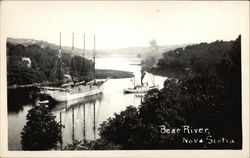 Bear River Nova Scotia Canada Postcard Postcard