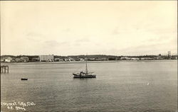 View of Crescent City California Postcard Postcard