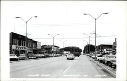 Iowa Ave Onawa, IA Postcard Postcard