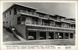 Seaside Apartments Postcard