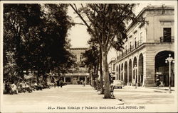 Plaza Hidalgo, Palacio Municipal Postcard