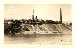 C.M.&S. Smelter Trail, BC Canada British Columbia Postcard Postcard