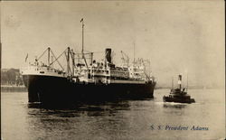 SS President Adams Postcard