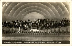 Los Angeles Philharmonic Orchestra in the Hollywood Bowl Postcard