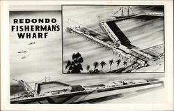 Redondo Fisherman's Wharf Postcard