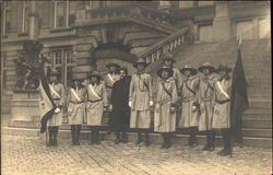 Some of the Guards of Belgium's First Troop - 1929 Postcard