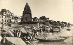 Ghats and River Ganges Postcard