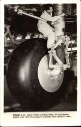 Douglas B-19 Wheel Postcard