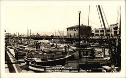 View of Fisherman's Wharf San Francisco, CA Postcard Postcard