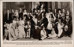 A Royal Family Party Postcard