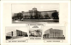 St. Boniface Hospital and Annexes Winnipeg, MB Canada Manitoba Postcard Postcard