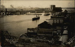 Scene on Fox River Postcard