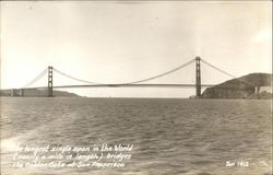 Golden Gate Bridge Postcard