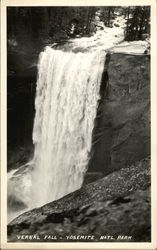 Vernal Fall, Yosemite National Park Postcard Postcard