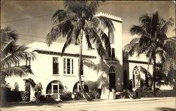 First Baptist Church Buildings Postcard Postcard