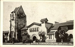 State Teacher's College San Jose, CA Postcard Postcard