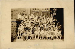 Schoolchildren Portrait Postcard