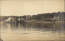 View of Town from Water Bayside, ME Postcard Postcard