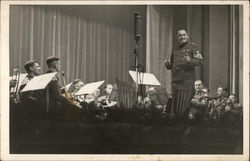 Nazi Band Postcard