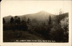 Mt. Liberty From Indian Head White Mountains, NH Postcard Postcard