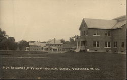 New Buildings at Vermont Industrial School Postcard