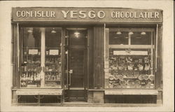 Confiseur Yesgo Chocolatier - Chocolate Shop Buildings Postcard Postcard