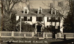 Home of Sarah Orne Jewett Postcard