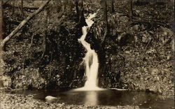 Photo of Falls into Pool of Water Landscapes Postcard Postcard