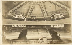 Trinity ME Church Auditorium Religious Postcard Postcard