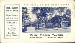 Blue Pigeon Tavern, Bass Point Nahant, MA Postcard Postcard