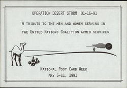 National Post Card Week, May 5-11, 1991 Postcard