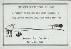 National Post Card Week, May 5-11, 1991 Postcard