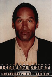 O. J. Simpson Celebrities Postcard Postcard