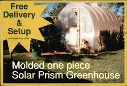 Solar Prism Greenhouse Modern (1970's to Present) Postcard Postcard