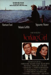 "Working Girl" - Starring Harrison Ford, Melanie Griffith, & Sigourney Weaver Movie and Television Advertising Postcard Postcard