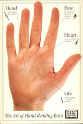 The Art of Hand Reading from DK by Lori Reid Modern (1970's to Present) Postcard Postcard