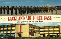 Lackland Air Force Base, "Gateway to the Air Force" Postcard