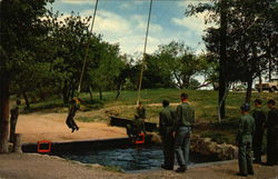 Lackland Air Force Base Obstacle Course Postcard