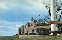 UnIted States Naval War College - Luce Hall Newport, RI Postcard Postcard